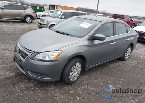 2015 Nissan Sentra S из США, поврежденный, VIN 3N1AB7AP8FY273109